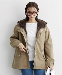 nissen | ３ＷＡＹフェイクファージャケット（ファーベスト付）（大きいサイズ）(ジャケット/アウター)