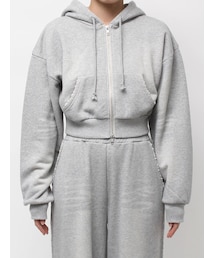 EMODA | シェービングショートジップフーディ(パーカー)