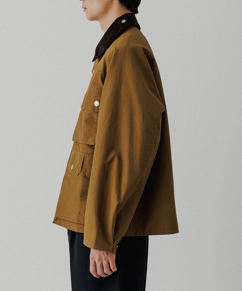 ADAM ET ROPE'(アダムエロペ)の「《別注》【Barbour/バブアー】4POCKET SHORT BLOUSON(ブルゾン・メンズ・ブラック/キャメル・36/38/40/42)」の20枚目の写真