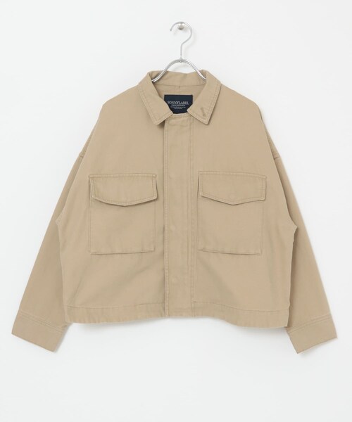 URBAN RESEARCH Sonny Label（アーバンリサーチサニーレーベル）の「ミリタリーショートジャケット（ミリタリージャケット・レディース・KHAKI/BEIGE・FREE）」の8枚目の写真
