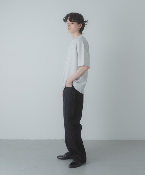 SENSE OF PLACE by URBAN RESEARCH(センスオブプレイスバイアーバンリサーチ)の「ストレートデニムパンツ(デニムパンツ・メンズ・BLACK/D.INDIGO・S/M/L)」の14枚目の写真