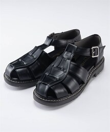 nissen | 【ゆったり幅広】グルカサンダル（低反発中敷）（ワイズ４Ｅ）(サンダル)