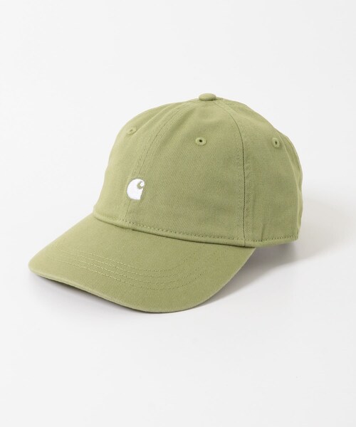 SENSE OF PLACE by URBAN RESEARCH(センスオブプレイスバイアーバンリサーチ)の「CARHARTT MADISON LOGO CAP(キャップ・メンズ・BLK/WHT/leather/WH/G.GRN/WH・One)」の12枚目の写真