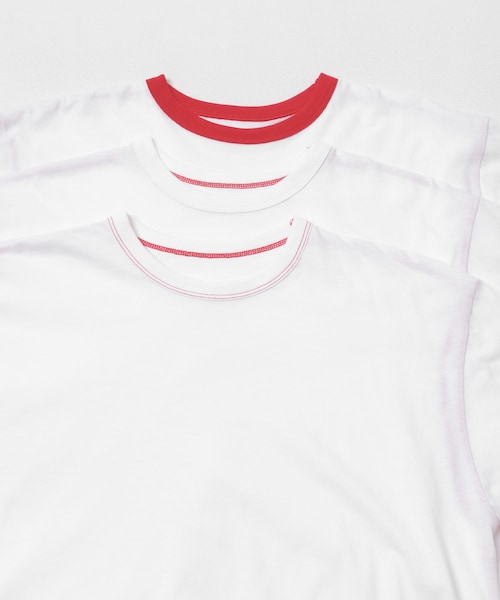 URBAN RESEARCH（アーバンリサーチ）の「HANES　リバーシブルTシャツ by THE DODO JEAN（Tシャツ/カットソー・レディース・WHITE/BLACK/RED・S/M/L）」の3枚目の写真