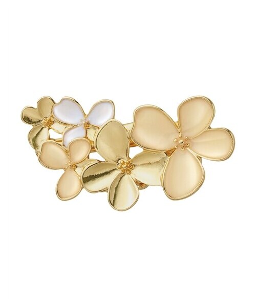 nissen（ニッセン）の「華咲くブローチクリップ（ブローチ/コサージュ・メンズ・ミルキーベージュ/ライラック・Y）」の3枚目の写真