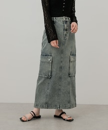 SENSE OF PLACE by URBAN RESEARCH | カーゴデニムスカート(デニムスカート)