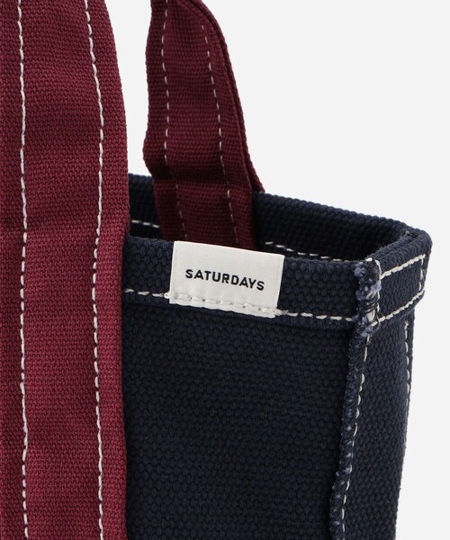 Saturdays NYC(サタデーズ ニューヨークシティ )の「Canvas Mini Tote Bag(トートバッグ・レディース・ブラック/キミドリ/ネイビー/レッド/イエロー・F)」の10枚目の写真