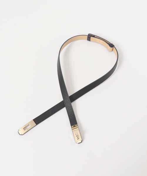 URBAN RESEARCH ROSSO（アーバンリサーチロッソ）の「AULENTTI　クラスプベルト（ベルト・レディース・CAPPUCCINO/NERO・Free）」の5枚目の写真