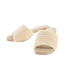 MERCURYDUO | クリアヒール雑材サンダル(サンダル)