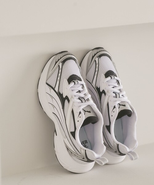 VIS（ビス）の「【PUMA】モーフィックBASE【J'aDoRe JUN ONLINE限定】（スニーカー・レディース・ブラック/グレー系・23.5/24.0/24.5）」の8枚目の写真