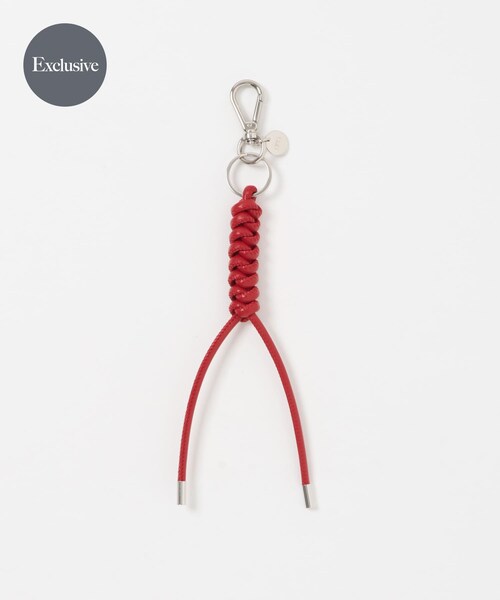 URBAN RESEARCH（アーバンリサーチ）の「『一部別注カラー』ITTI　CRISTY SNAKEKNOT CHARM（キーホルダー・メンズ・O.BLUE/別注RED・One）」の2枚目の写真
