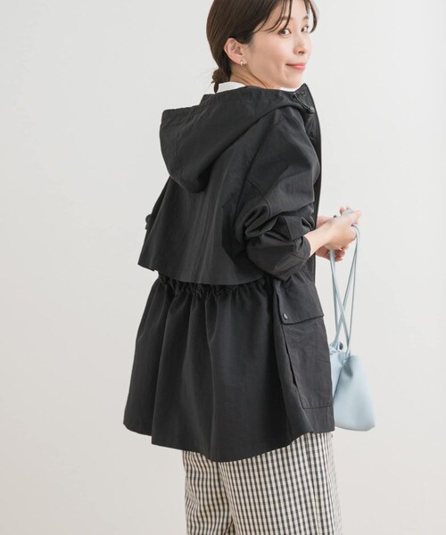 URBAN RESEARCH DOORS(アーバンリサーチドアーズ)の「ナイロンマウンテンパーカー(マウンテンパーカー・レディース・L.BEIGE/L.BLUE/BLACK・M)」の9枚目の写真