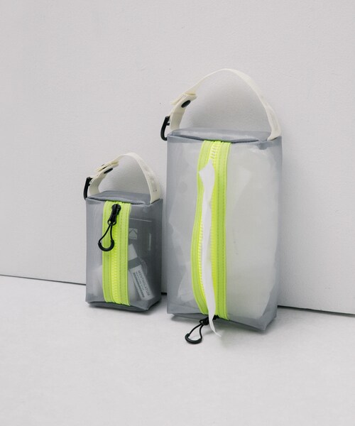 EKAL(エカル)の「TINY GARDEN PRODUCTS マルチユースメッシュポーチ ミニ(その他雑貨・メンズ・WHITE/GRAY・one)」の8枚目の写真