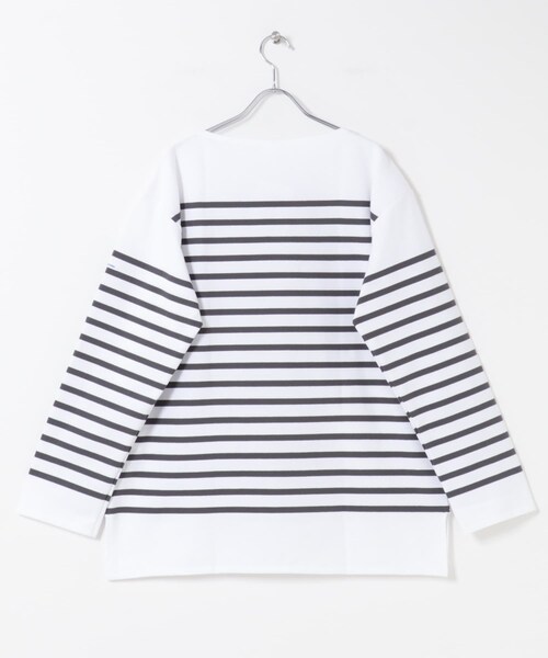 かぐれ（カグレ）の「ORCIVAL　BOAT NECK LONG-SLEEVE PULLOVER（Tシャツ/カットソー・レディース・BLUE/STEEL GREY・6）」の19枚目の写真