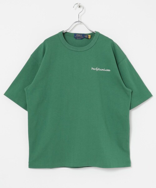 URBAN RESEARCH（アーバンリサーチ）の「POLO RALPH LAUREN　リラックスドフィット ロゴジャージーTシャツ（Tシャツ/カットソー・メンズ・A.GREEN/C.NAVY/LS.HEATHER・M/L/XL）」の4枚目の写真