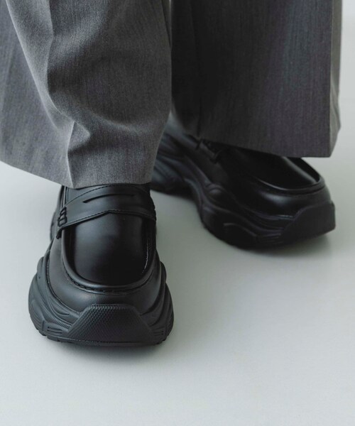RODE SKO（ロデスコ）の「ボリュームソールローファー（ローファー・レディース・BLACK/DARK BROWN/BEIGE・36/37/38/39）」の6枚目の写真