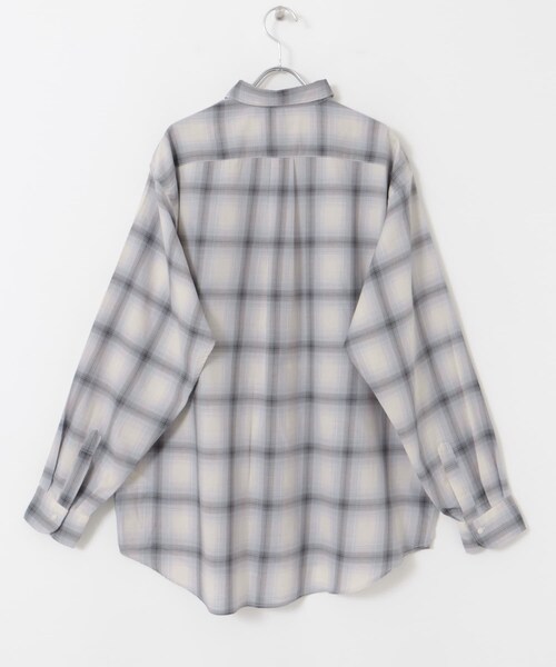 URBAN RESEARCH DOORS（アーバンリサーチドアーズ）の「FORK&SPOON　コットンウールチェックシャツ（シャツ/ブラウス・メンズ・BROWN/GRAY・4/5）」の19枚目の写真