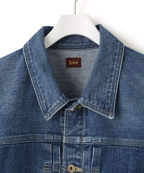 ADAM ET ROPE'(アダムエロペ)の「【Lee for ADAM ET ROPE'】別注 デニムジャケット(デニムジャケット・レディース・ネイビー/ブルー・F)」の21枚目の写真