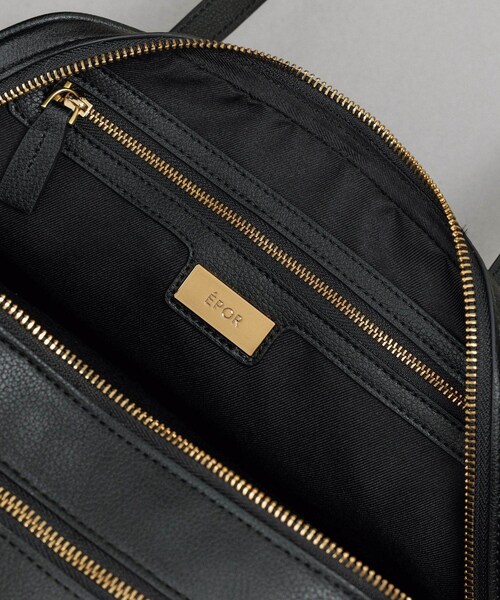 ROPE'(ロペ)の「【E'POR】TWO BOSTON BAG Medium/撥水・26AW新型(ハンドバッグ・レディース・ブラック/ダークブラウン・F)」の16枚目の写真