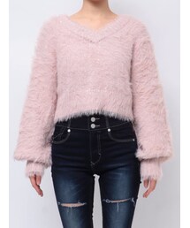 EMODA | シャギーシークインズニット(ニット/セーター)