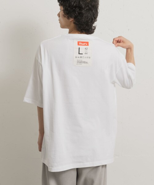 THE GOODLAND MARKET（ザグッドランドマーケット）の「That’s　the Tee Tag&Pocket（Tシャツ/カットソー・メンズ・WH・M/L/XL）」の7枚目の写真