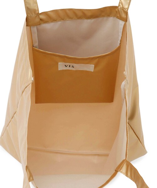 VIS（ビス）の「【LOVE BOAT VIS別注】ロゴトートバッグ【A4対応】（トートバッグ・レディース・ゴールド/シルバー/ピンク系/ブラウン・F）」の18枚目の写真