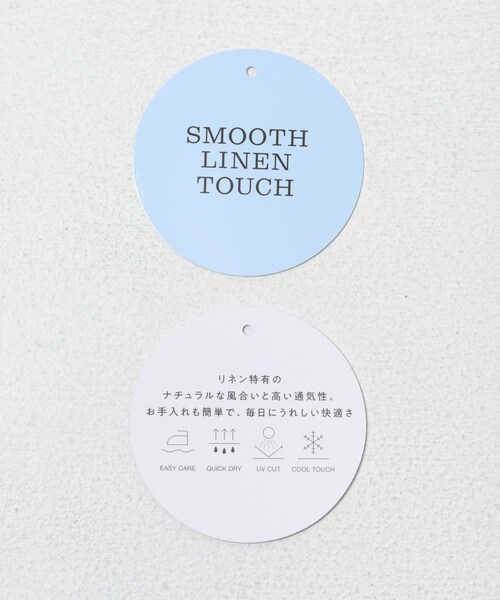 ITEMS URBANRESEARCH(アイテムズ アーバンリサーチ)の「『イージーケア/接触冷感/UVカット』SMOOTH LINEN TOUCH 半袖ジャケット(テーラードジャケット・レディース・OFF/BLK・Free)」の22枚目の写真