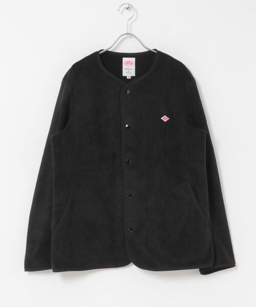 URBAN RESEARCH DOORS（アーバンリサーチドアーズ）の「DANTON　FLEECE COLLARLESS JACKET（テーラードジャケット・メンズ・BLACK/DK.GREY/C.GREY/CHOCOLATE/MARBLE/NAVY BLUE・40/42/44）」の8枚目の写真