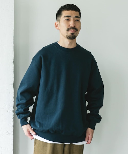 URBAN RESEARCH DOORS（アーバンリサーチドアーズ）の「裏起毛クルーネックスウェット（スウェット・メンズ・ASH GRAY/OLIVE/NAVY/TOP CCL・M/L）」の5枚目の写真