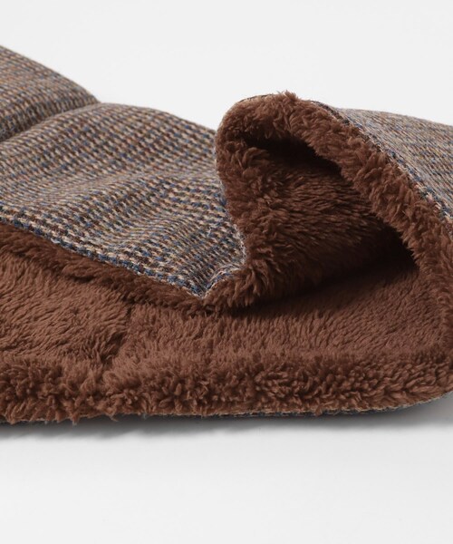 URBAN RESEARCH Sonny Label（アーバンリサーチサニーレーベル）の「HARRIS TWEED中綿マフラー（マフラー・メンズ・チャコール/ネイビー/ブラウン・One）」の12枚目の写真