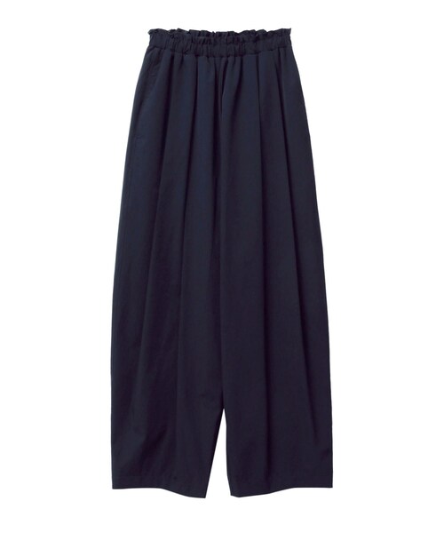 ELENDEEK(エレンディーク)の「EASY TUCK COCOON PT(その他パンツ・レディース・オフホワイト/ブラック/イエロー/ネイビー・01/02)」の6枚目の写真