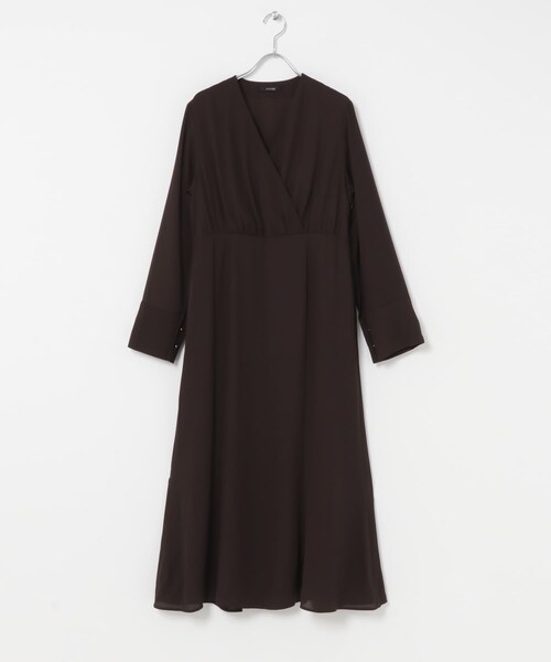 URBAN RESEARCH ROSSO（アーバンリサーチロッソ）の「マルチWAYカシュクールワンピース（ワンピース・レディース・BLACK/BROWN・Free）」の11枚目の写真