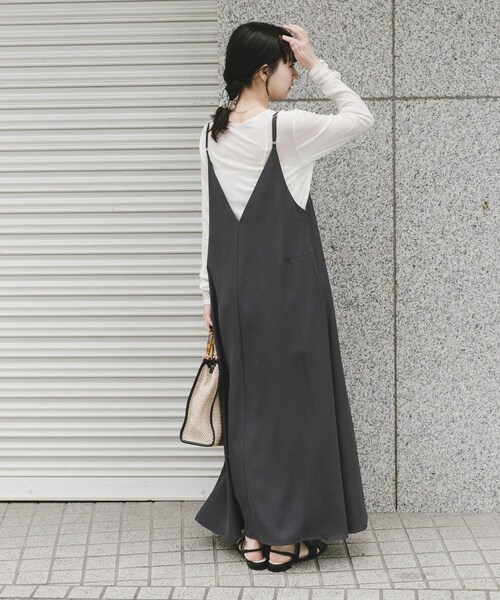 ITEMS URBANRESEARCH(アイテムズ アーバンリサーチ)の「シアーインナーセットワンピース(ワンピース・レディース・CML/CHA・Free)」の9枚目の写真