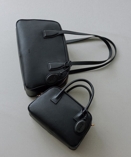 ROPE'(ロペ)の「【E'POR】TWO BOSTON BAG Medium/撥水・26AW新型(ハンドバッグ・レディース・ブラック/ダークブラウン・F)」の22枚目の写真