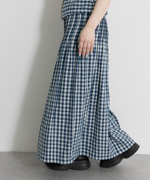 THE GOODLAND MARKET（ザグッドランドマーケット）の「PALIT　Jane Skirt Gingham（スカート・レディース・GINGAM・Free）」の8枚目の写真