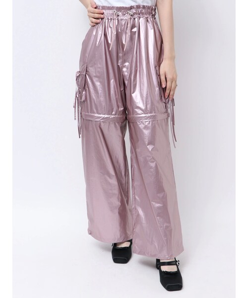 CALNAMUR（カルナムール）の「ASSORT COLOR 2WAY CARGO PT/アソートカラー2WAYカーゴパンツ（その他パンツ・レディース・オフホワイト/ピンク/ミックス・F）」の3枚目の写真