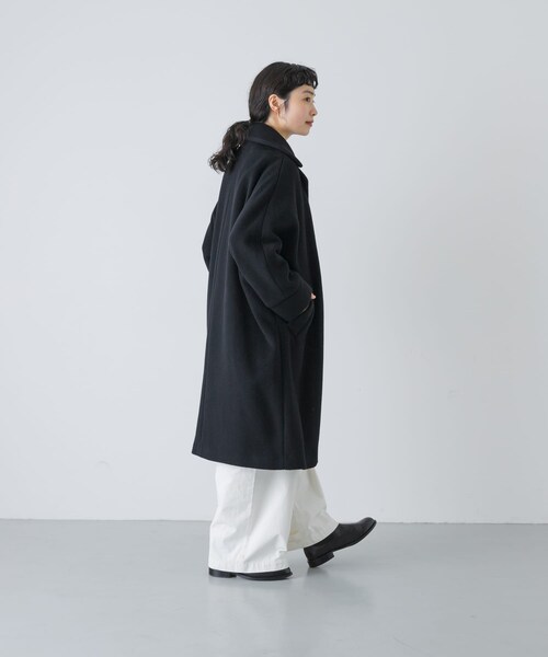 かぐれ（カグレ）の「TICCA　テントコート（テーラードジャケット・レディース・BLACK/CHACOAL/MOCHA・Free）」の10枚目の写真