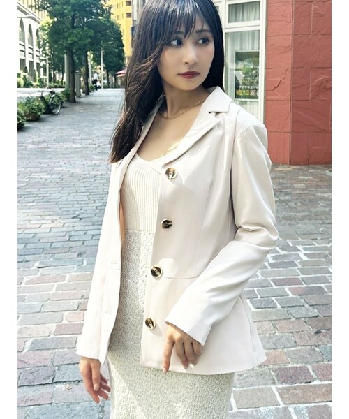 新品未使用　カリテ　ペプラムジャケット　テーラードジャケット RESEXXY（リゼクシー）の「ペプラムテーラードジャケット（テーラード