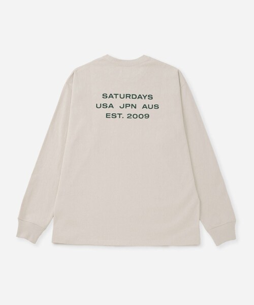 Saturdays NYC（サタデーズ ニューヨークシティ ）の「Max Weight LS Tee（Tシャツ/カットソー・レディース・ブラック/ホワイト/キャメル/ネイビー/スミクロ/キナリ・L/M/S/XL/XS/XXL）」の20枚目の写真