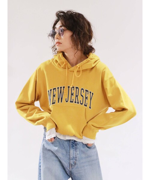 美品　ungrid パーカー Ungrid（アングリッド）の「NEW JERSEYショートパーカー