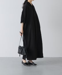 かぐれ | 『2サイズ展開』オープンカラーカットワンピース(ワンピース)