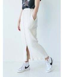 Ungrid | ジップデザインリブスカート(スカート)