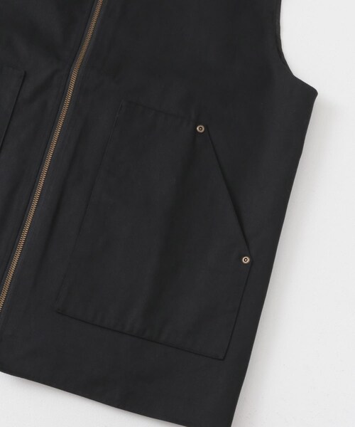 ITEMS URBANRESEARCH（アイテムズ アーバンリサーチ）の「ジップアップ コットンワークベスト（ベスト・メンズ・BLU/BRN/BLK・M/L）」の10枚目の写真