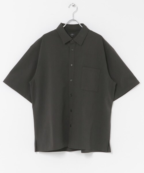 ITEMS URBANRESEARCH(アイテムズ アーバンリサーチ)の「『接触冷感/速乾/イージーケア』WINDY MESH ショートスリーブ シャツ(シャツ/ブラウス・メンズ・BLACK/CHARCOAL/NAVY/BOTANICAL・M/L/XL)」の13枚目の写真