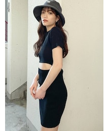 GYDA | ウエストオープン2WAYハーフスリーブワンピース(ワンピース)