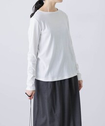 かぐれ | ハイツイストコットンボートカットソー(Tシャツ/カットソー)