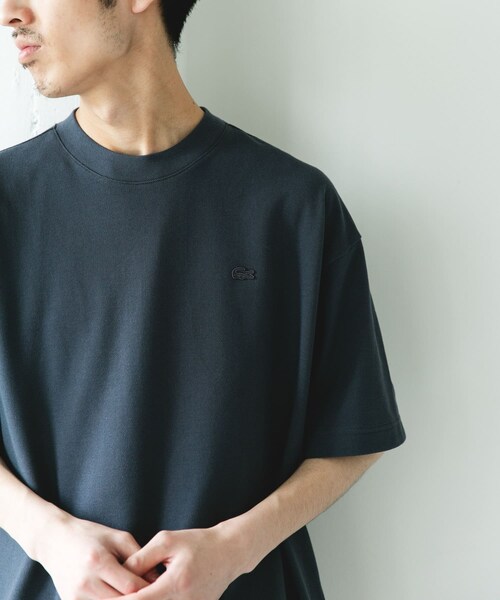 URBAN RESEARCH DOORS(アーバンリサーチドアーズ)の「『別注』LACOSTE×DOORS MOSS STITCH SHORT-SLEEVE T-SHIRTS(Tシャツ/カットソー・メンズ・HAMMAM/SOJA/BUFFALO/GRAPHITE・3/4/5)」の18枚目の写真