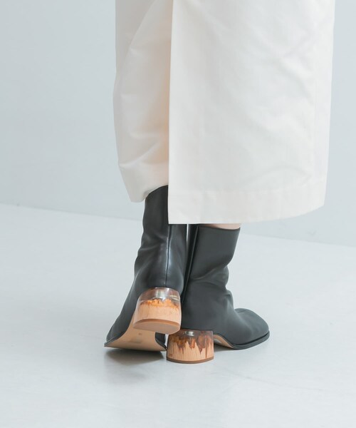 URBAN RESEARCH ROSSO（アーバンリサーチロッソ）の「ALM.　ADELA LEATHER BOOTS（ブーツ・レディース・BLACK・36/37/38）」の4枚目の写真