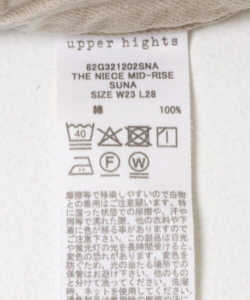 URBAN RESEARCH ROSSO（アーバンリサーチロッソ）の「upper hights　THE NIECE MID-RISE（デニムパンツ・レディース・SUNA・22）」の6枚目の写真