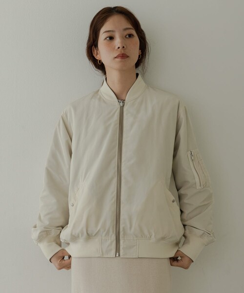 URBAN RESEARCH Sonny Label（アーバンリサーチサニーレーベル）の「『WEB限定』リバーシブルオーバーMA-1（MA-1・レディース・KHK×BLK/OFF×BEG・Free）」の12枚目の写真